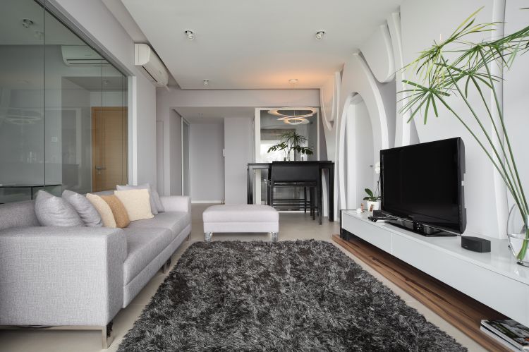 Contemporary, Modern Design - Living Room - Condominium - Design by Fuse Concept Pte Ltd