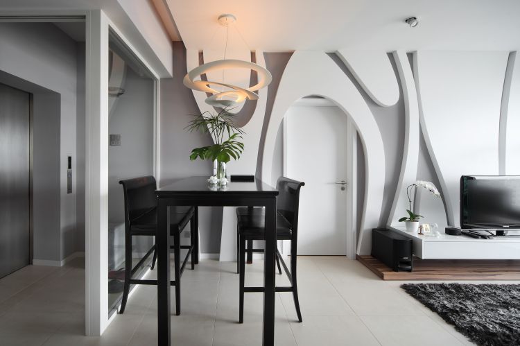 Contemporary, Modern Design - Living Room - Condominium - Design by Fuse Concept Pte Ltd