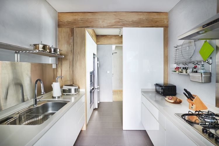 Modern, Scandinavian Design - Kitchen - HDB 4 Room - Design by Fuse Concept Pte Ltd