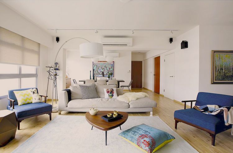 Modern, Scandinavian Design - Living Room - HDB 4 Room - Design by Fuse Concept Pte Ltd