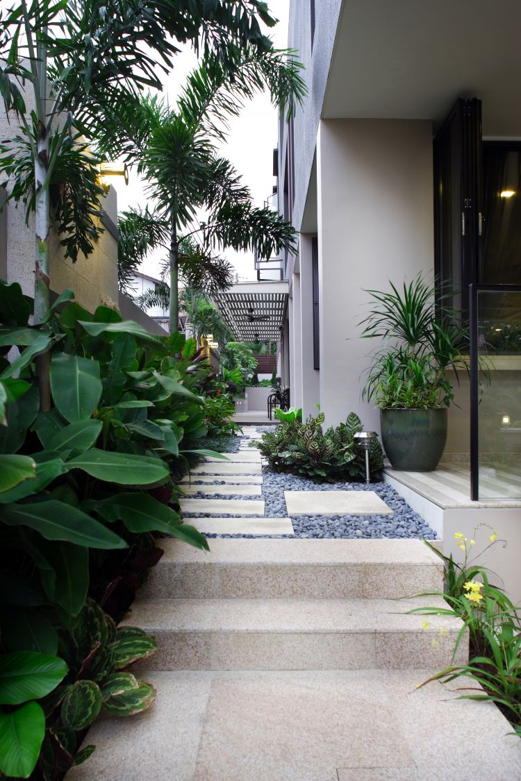 Contemporary, Modern Design - Balcony - Landed House - Design by Fuse Concept Pte Ltd