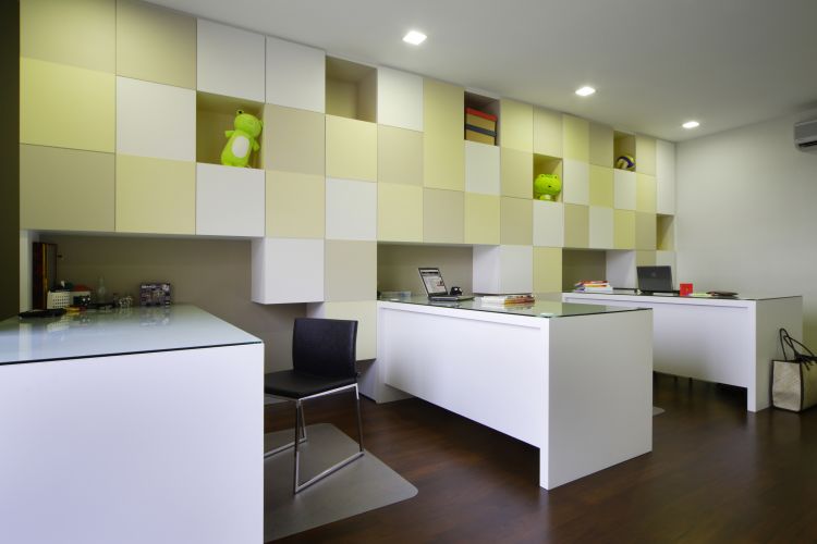 Contemporary, Modern Design - Study Room - Landed House - Design by Fuse Concept Pte Ltd