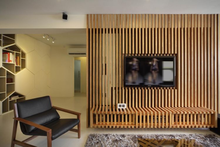 Modern, Scandinavian Design - Living Room - HDB Executive Apartment - Design by Fuse Concept Pte Ltd
