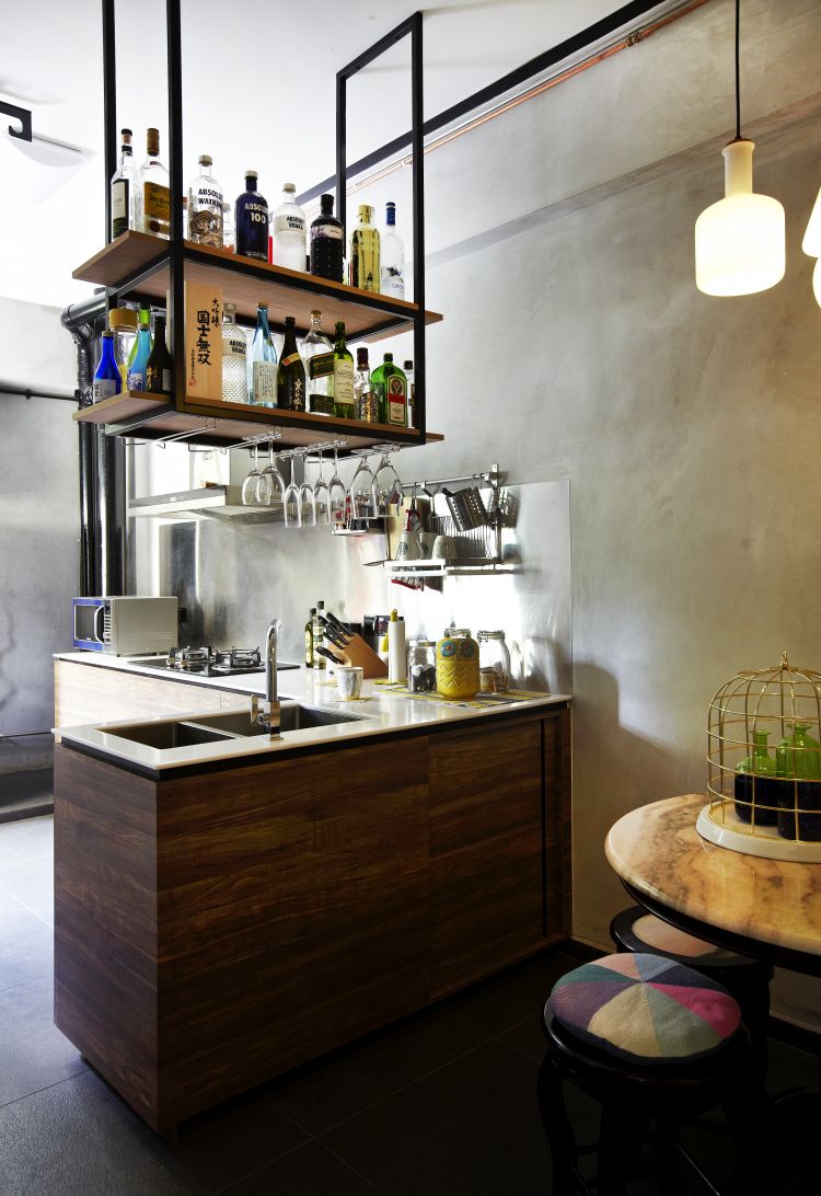 Country, Industrial Design - Kitchen - HDB 4 Room - Design by Fuse Concept Pte Ltd