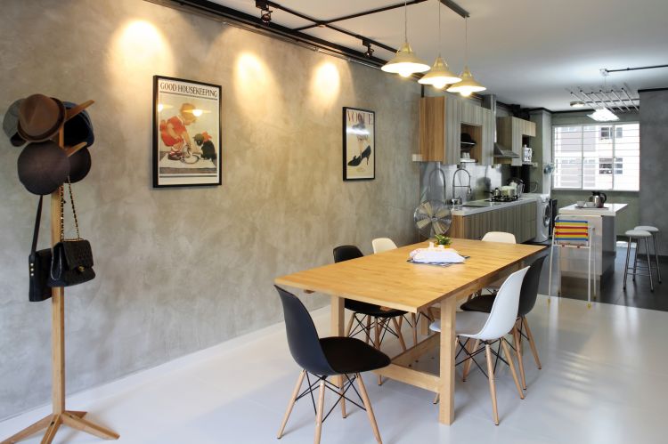 Contemporary, Eclectic Design - Dining Room - HDB 5 Room - Design by Fuse Concept Pte Ltd