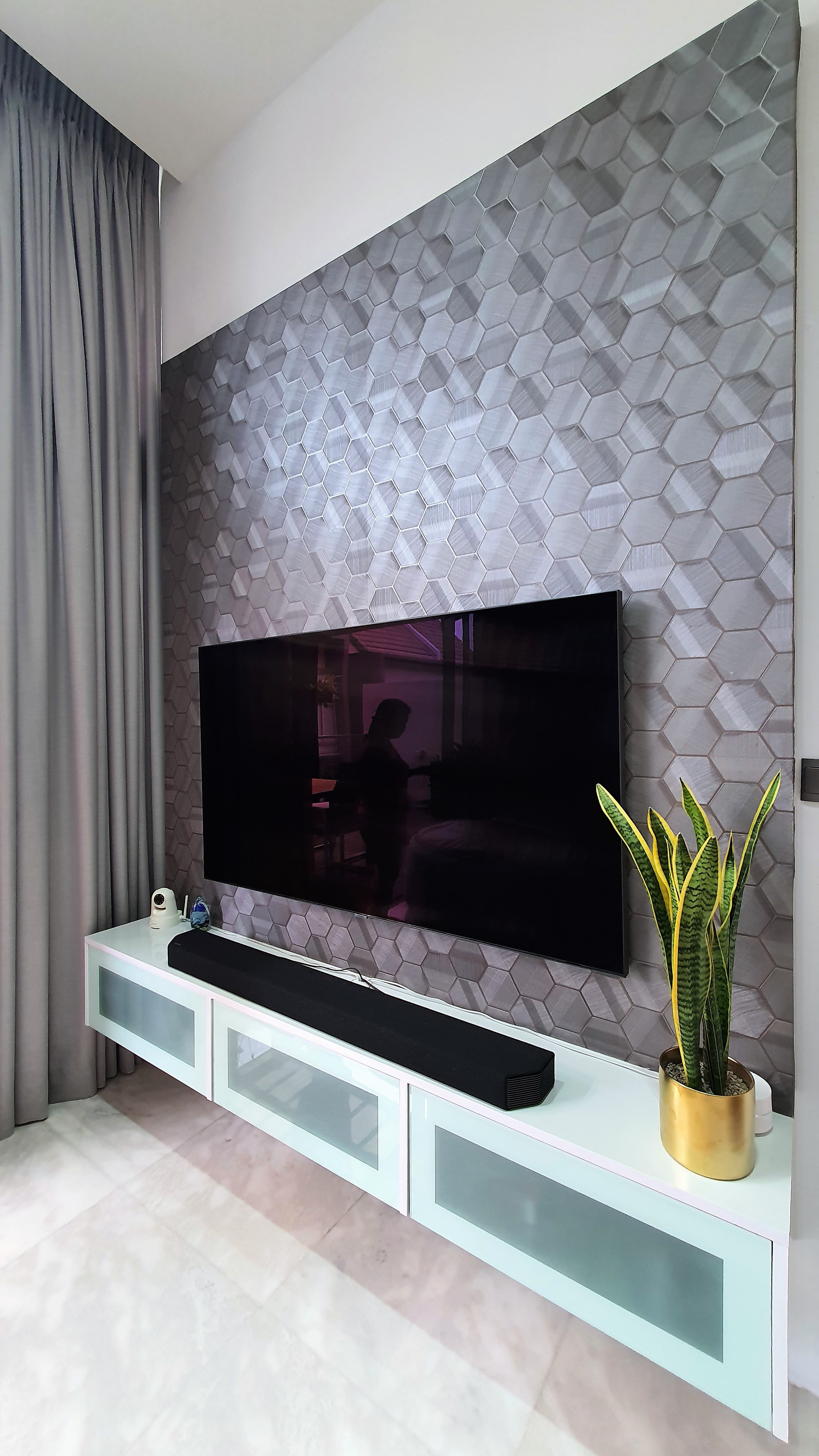 Contemporary Design - Living Room - Landed House - Design by Goodman Interior