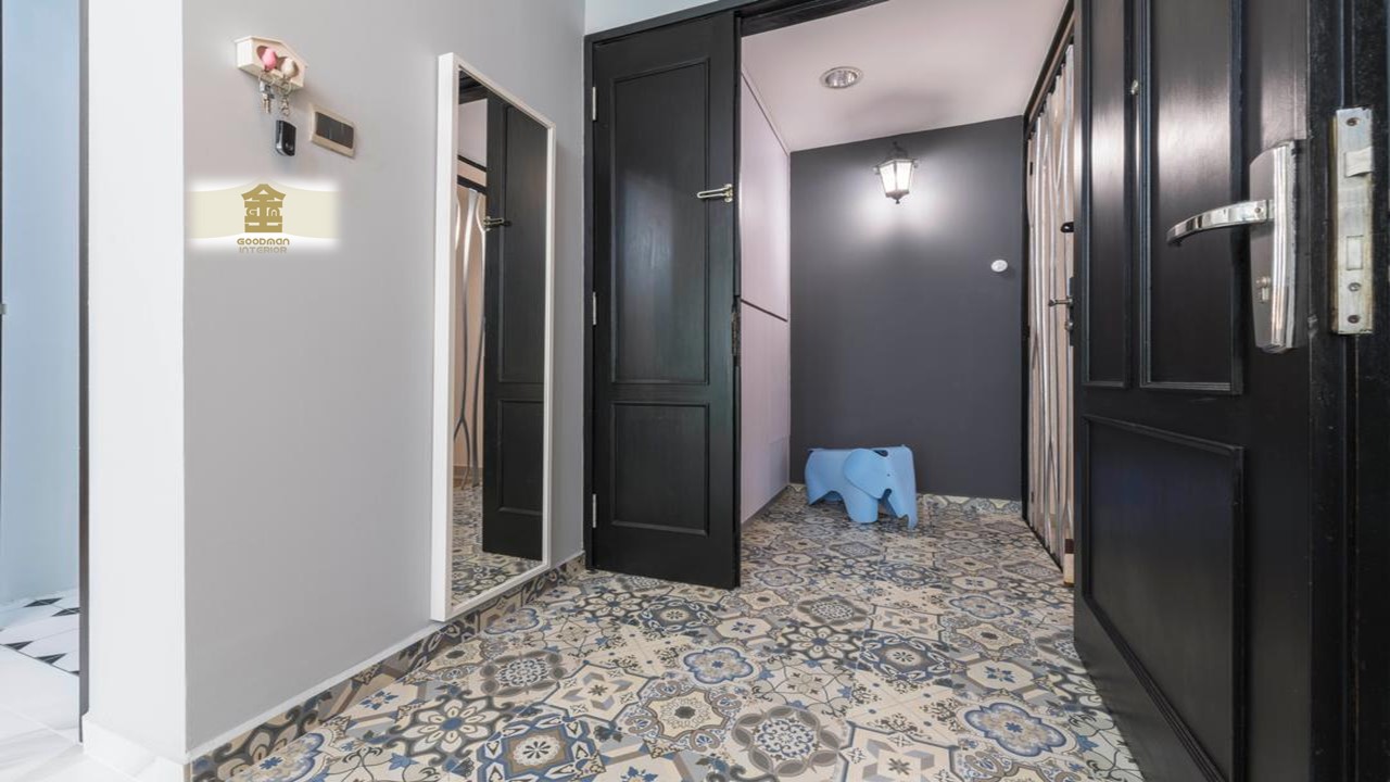 Vintage Design - Balcony - Condominium - Design by Goodman Interior