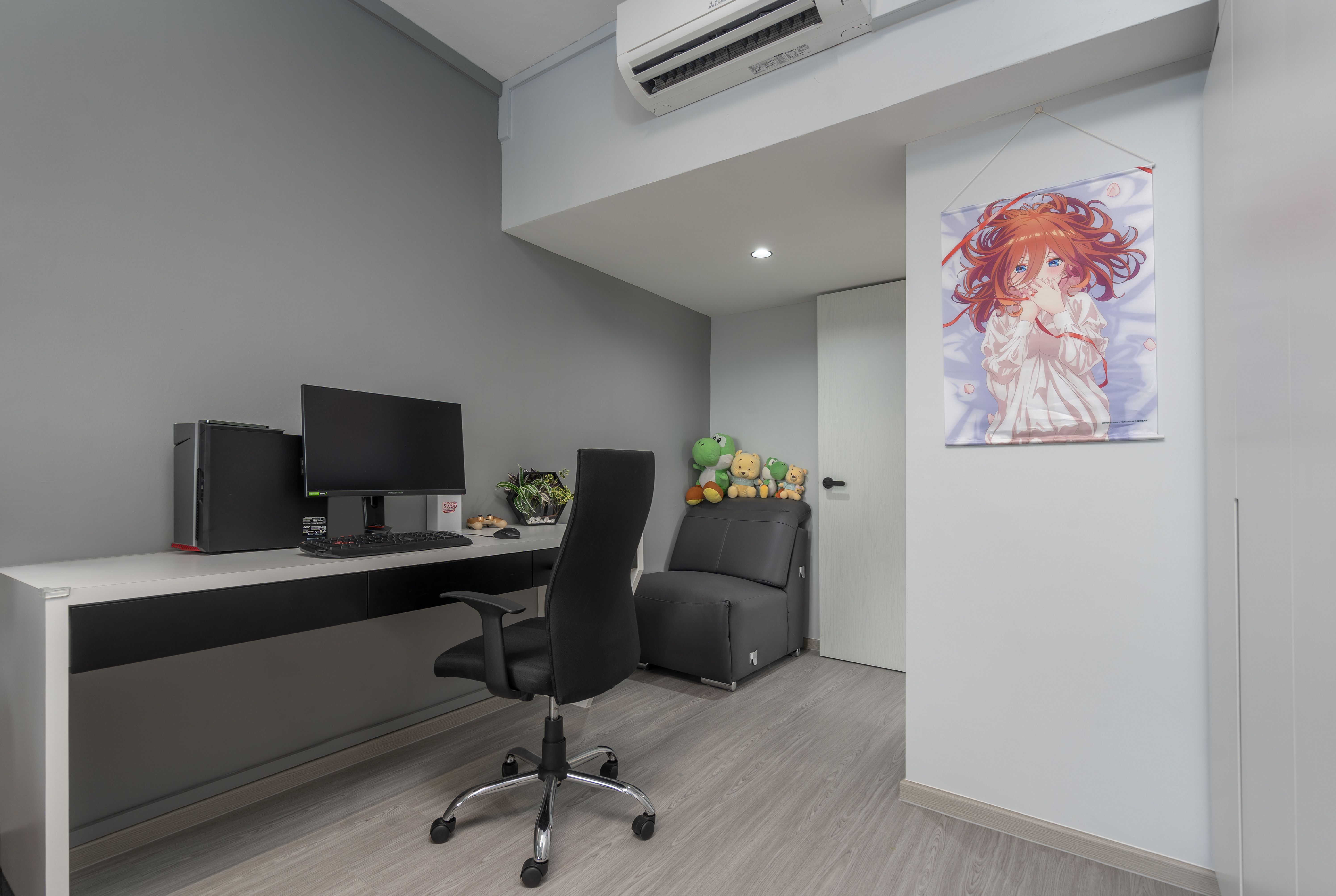 Contemporary Design - Study Room - HDB 5 Room - Design by Goodman Interior