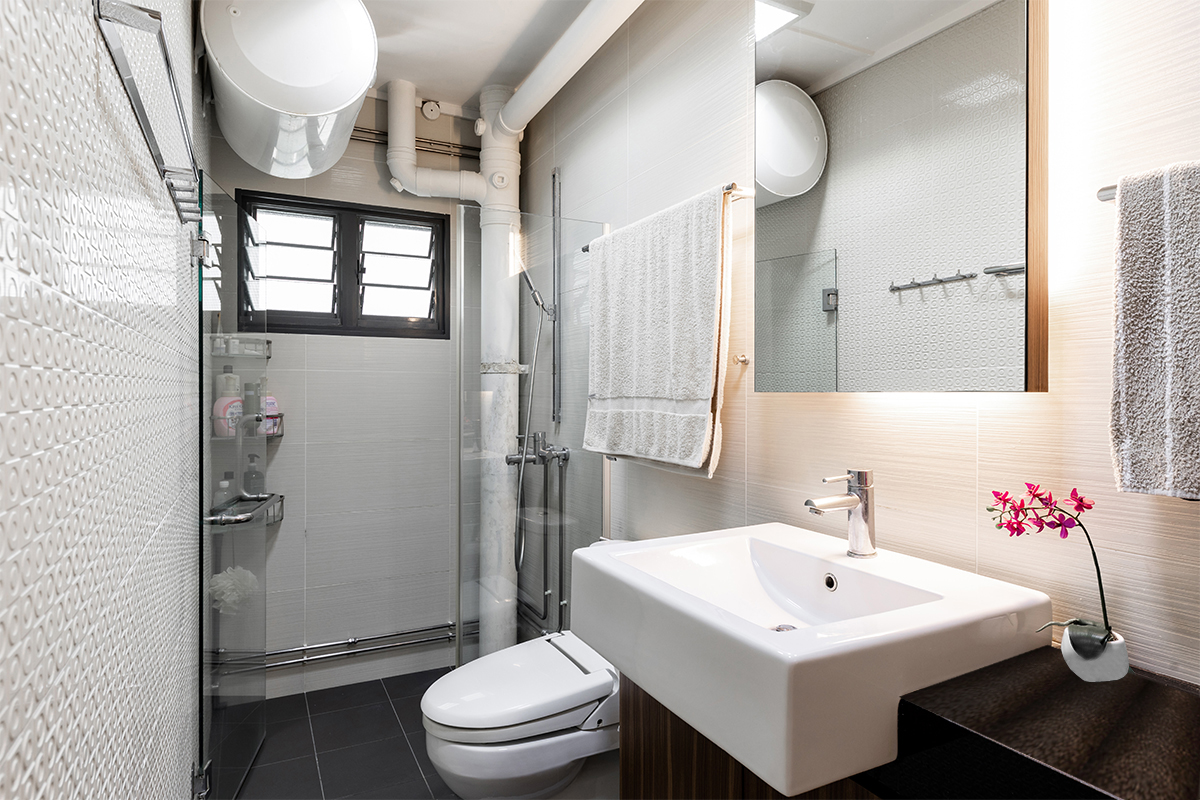 Modern Design - Bathroom - HDB Executive Apartment - Design by Goodman Interior