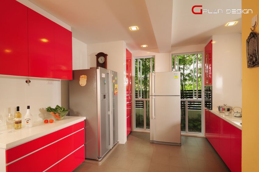 Contemporary Design - Kitchen - Landed House - Design by G'Plan Design Pte Ltd