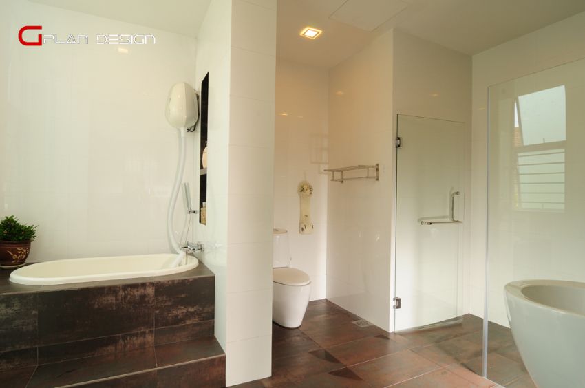 Contemporary Design - Bathroom - Landed House - Design by G'Plan Design Pte Ltd