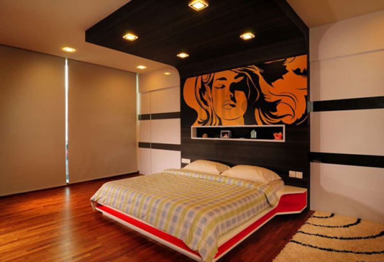 Contemporary Design - Bedroom - Landed House - Design by G'Plan Design Pte Ltd