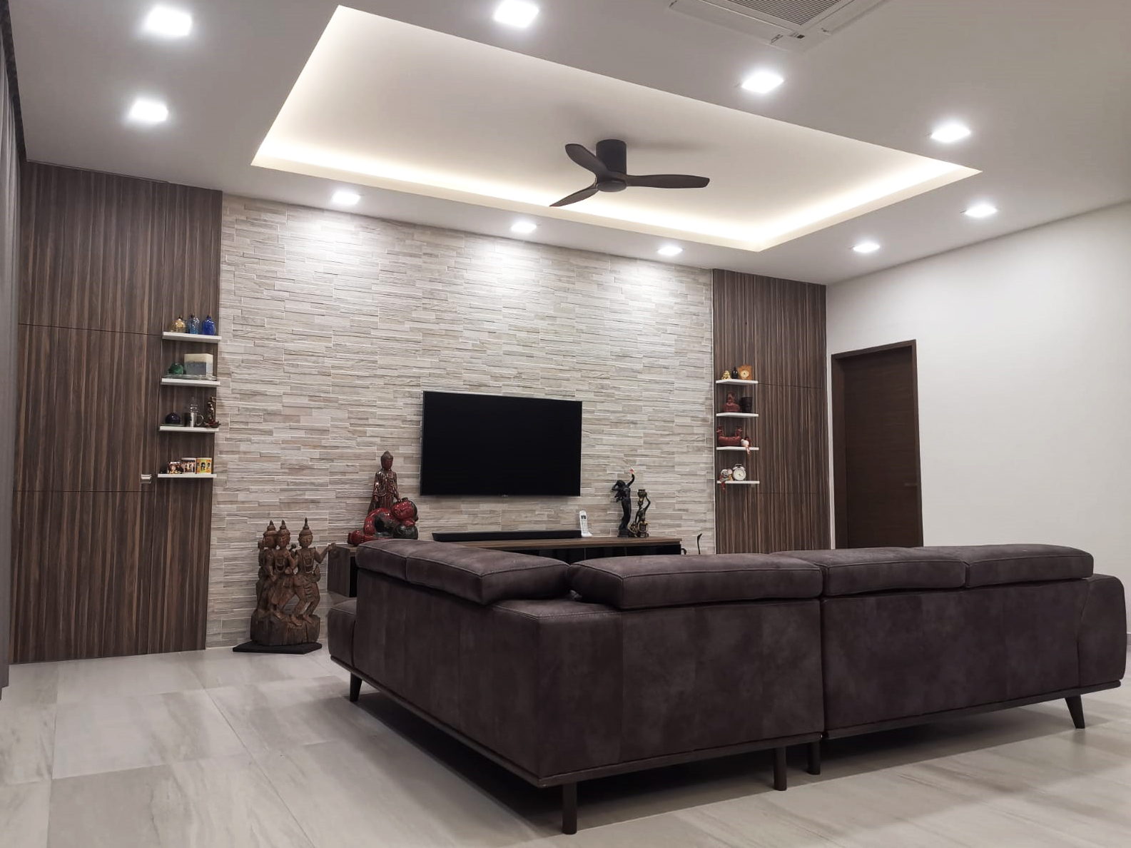 Modern, Oriental Design - Living Room - Landed House - Design by GranVision D'sign Pte Ltd