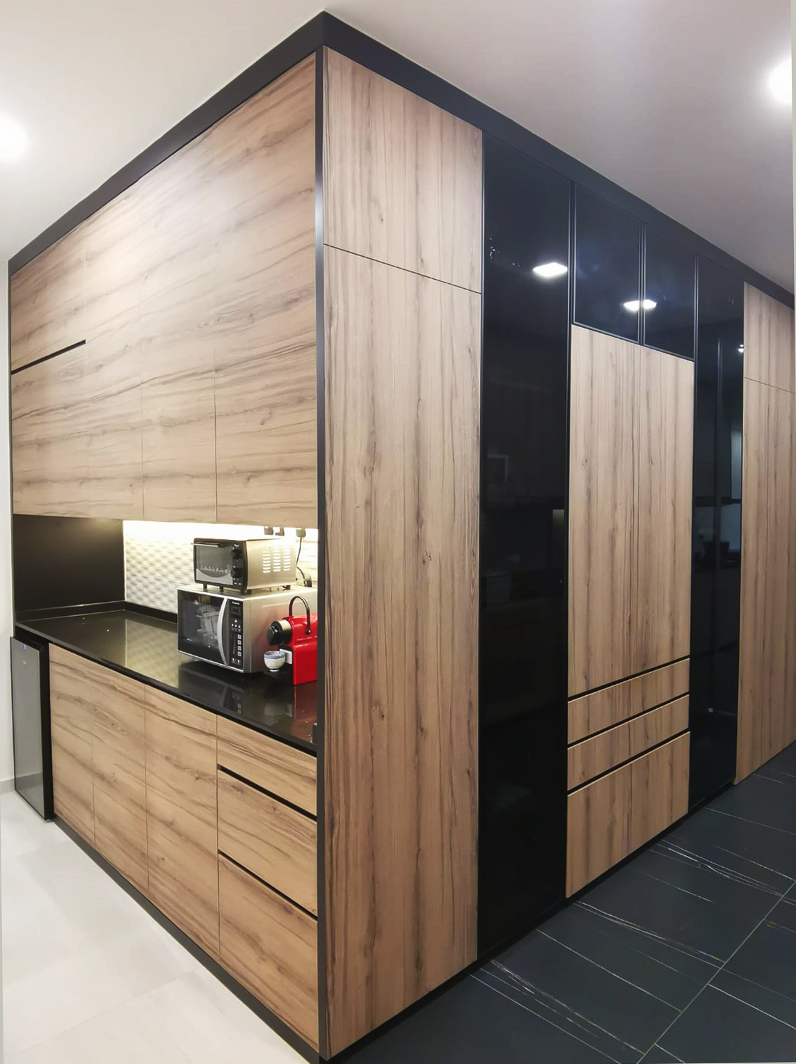 Modern, Oriental Design - Kitchen - Landed House - Design by GranVision D'sign Pte Ltd