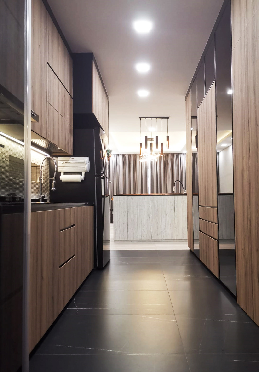 Modern, Oriental Design - Kitchen - Landed House - Design by GranVision D'sign Pte Ltd