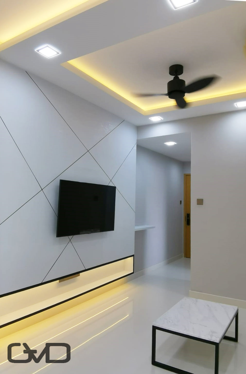 Contemporary, Modern Design - Living Room - Condominium - Design by GranVision D'sign Pte Ltd