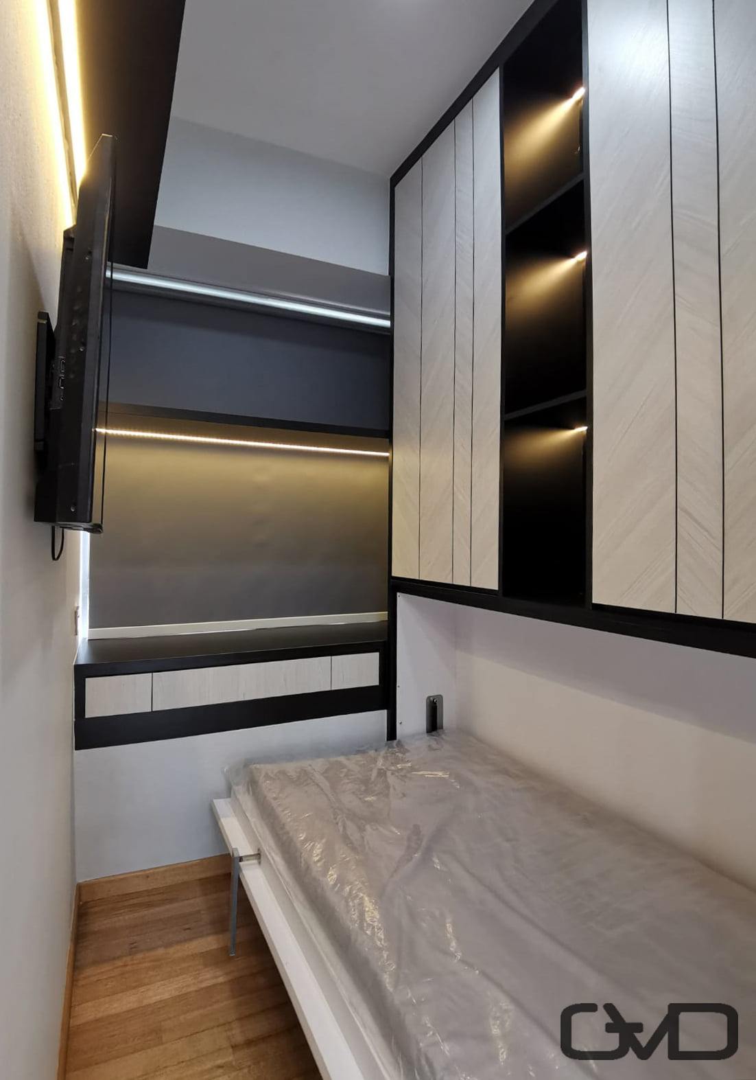 Contemporary, Modern Design - Bedroom - Condominium - Design by GranVision D'sign Pte Ltd