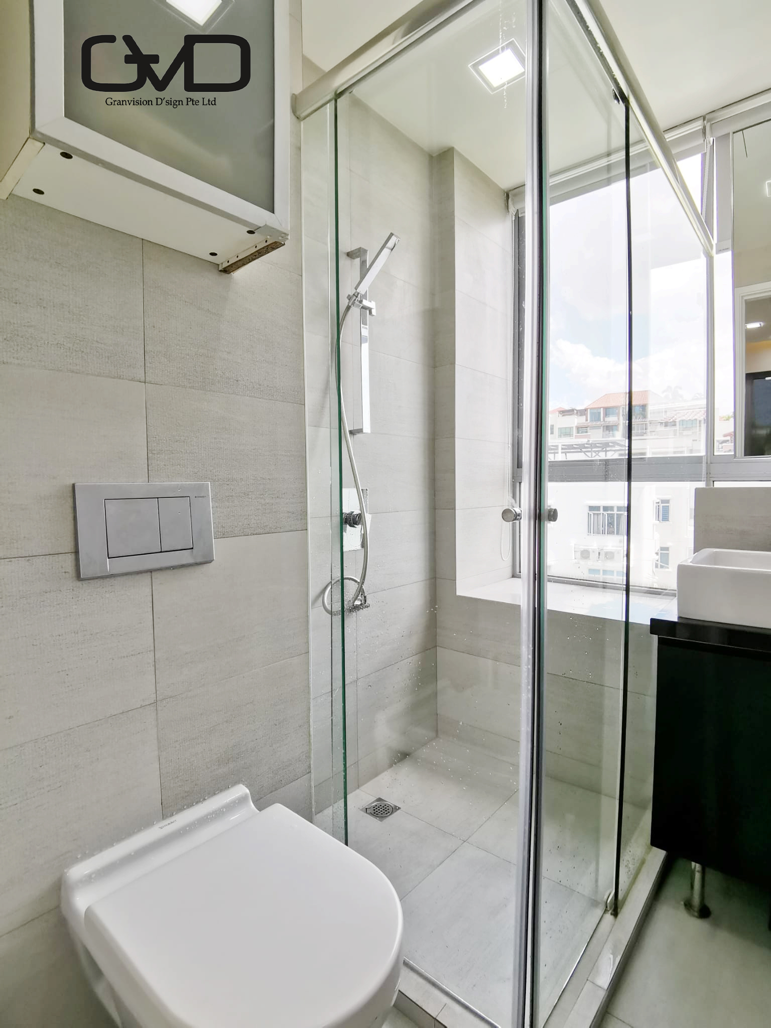 Contemporary, Modern Design - Bathroom - Condominium - Design by GranVision D'sign Pte Ltd