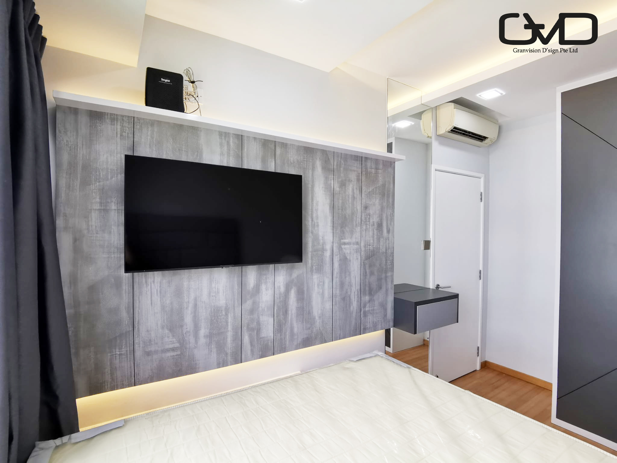 Contemporary, Modern Design - Bedroom - Condominium - Design by GranVision D'sign Pte Ltd