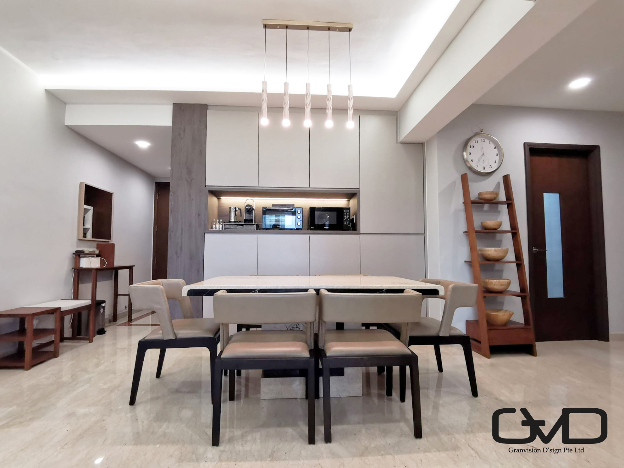 Contemporary Design - Dining Room - Condominium - Design by GranVision D'sign Pte Ltd