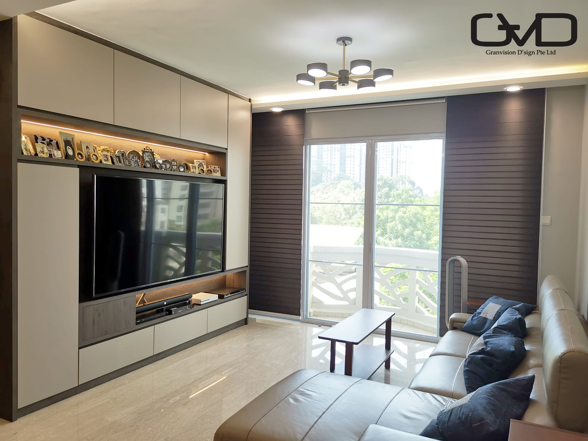 Contemporary Design - Living Room - Condominium - Design by GranVision D'sign Pte Ltd