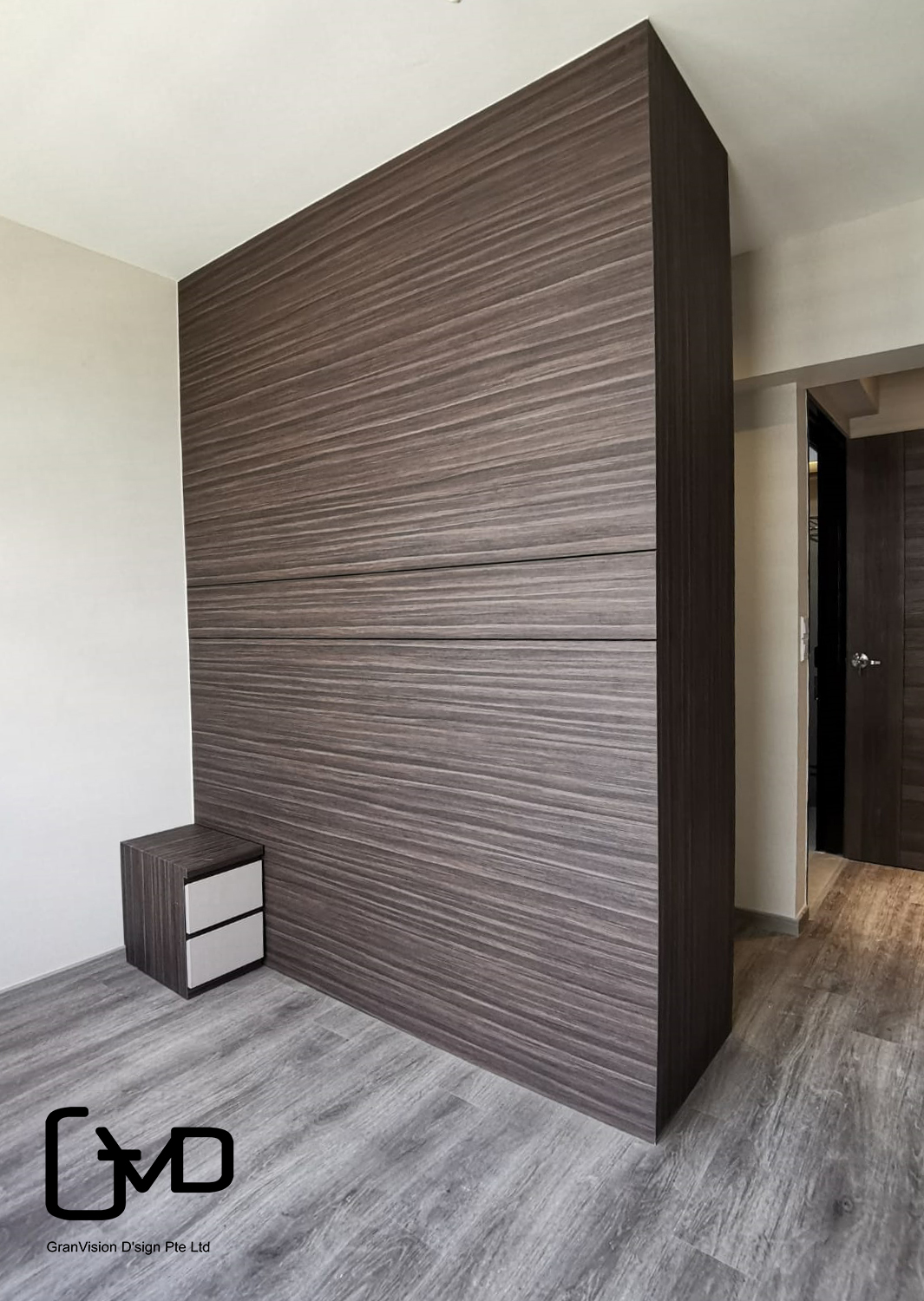 Industrial, Rustic Design - Bedroom - HDB 3 Room - Design by GranVision D'sign Pte Ltd