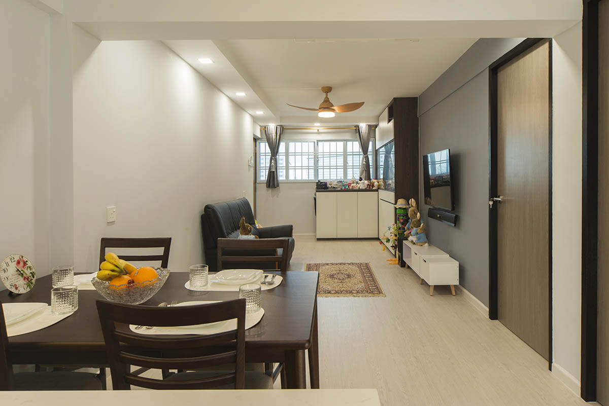 Contemporary Design - Kitchen - HDB 3 Room - Design by Great Oasis Interior Design
