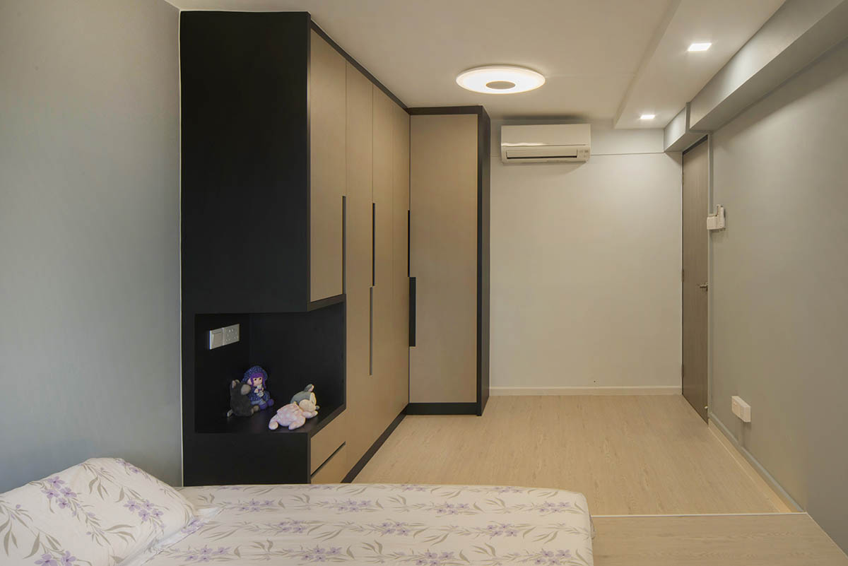 Contemporary Design - Bedroom - HDB 3 Room - Design by Great Oasis Interior Design