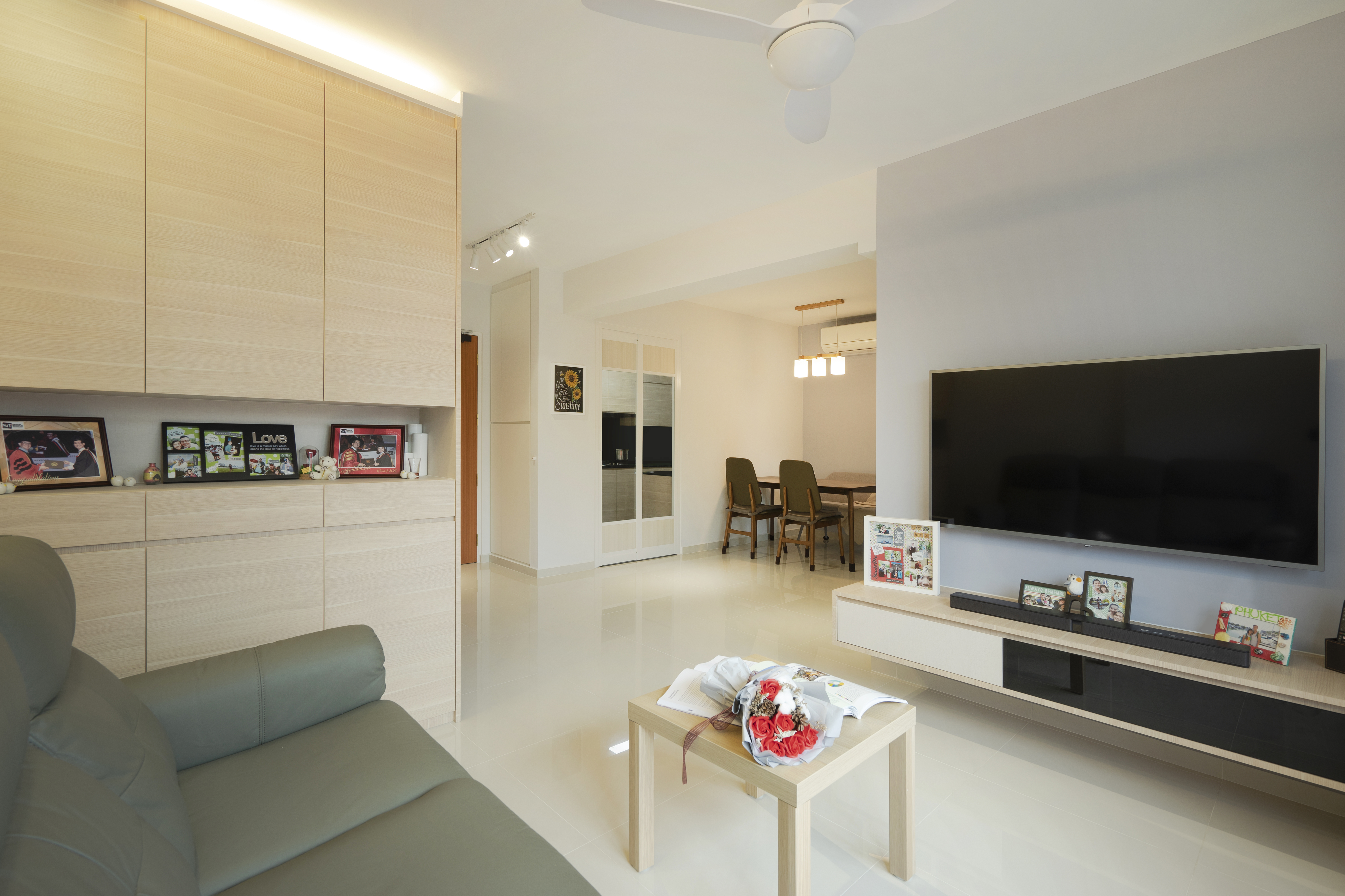 Contemporary, Scandinavian Design - Living Room - HDB 4 Room - Design by Great Oasis Interior Design