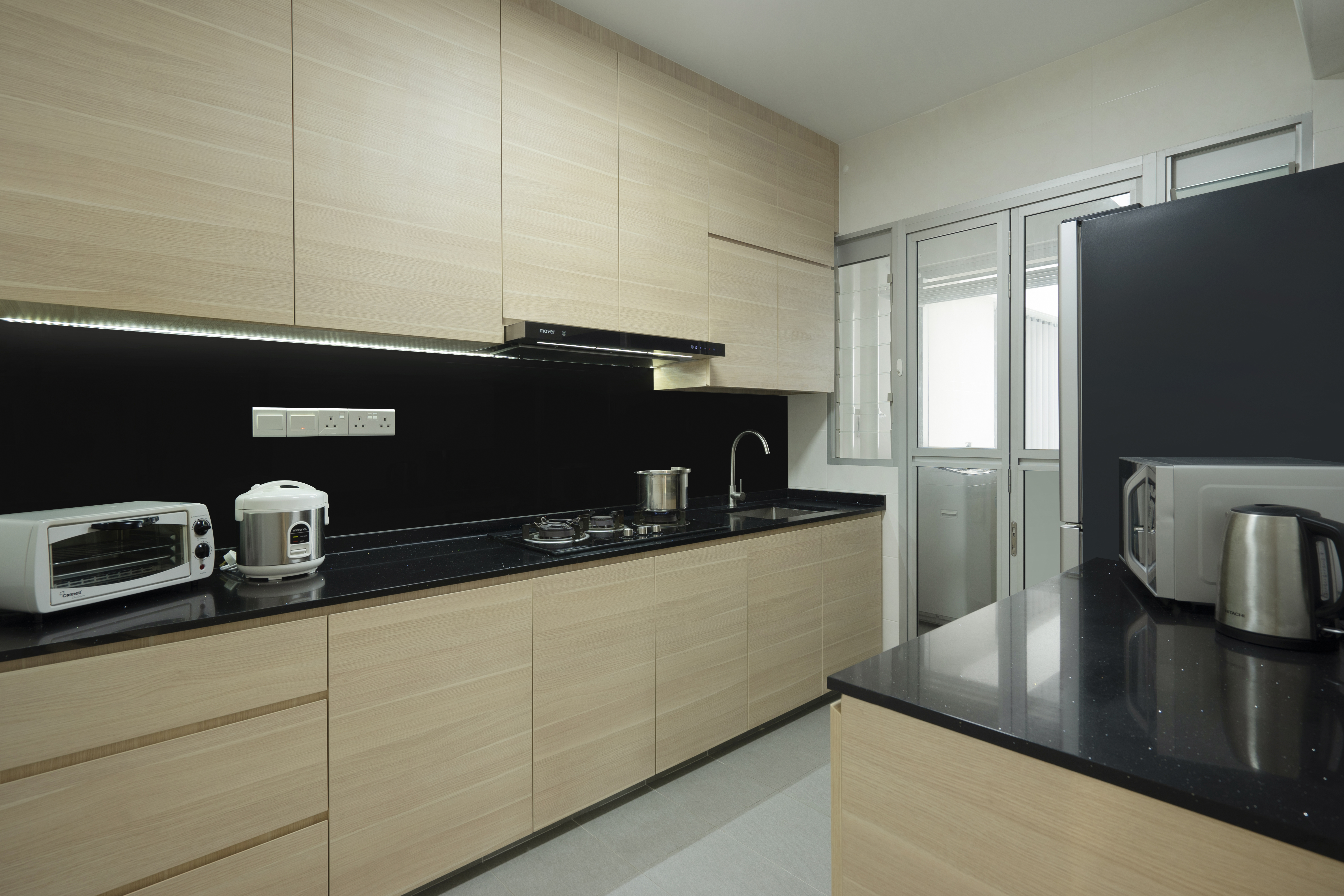 Contemporary, Scandinavian Design - Kitchen - HDB 4 Room - Design by Great Oasis Interior Design