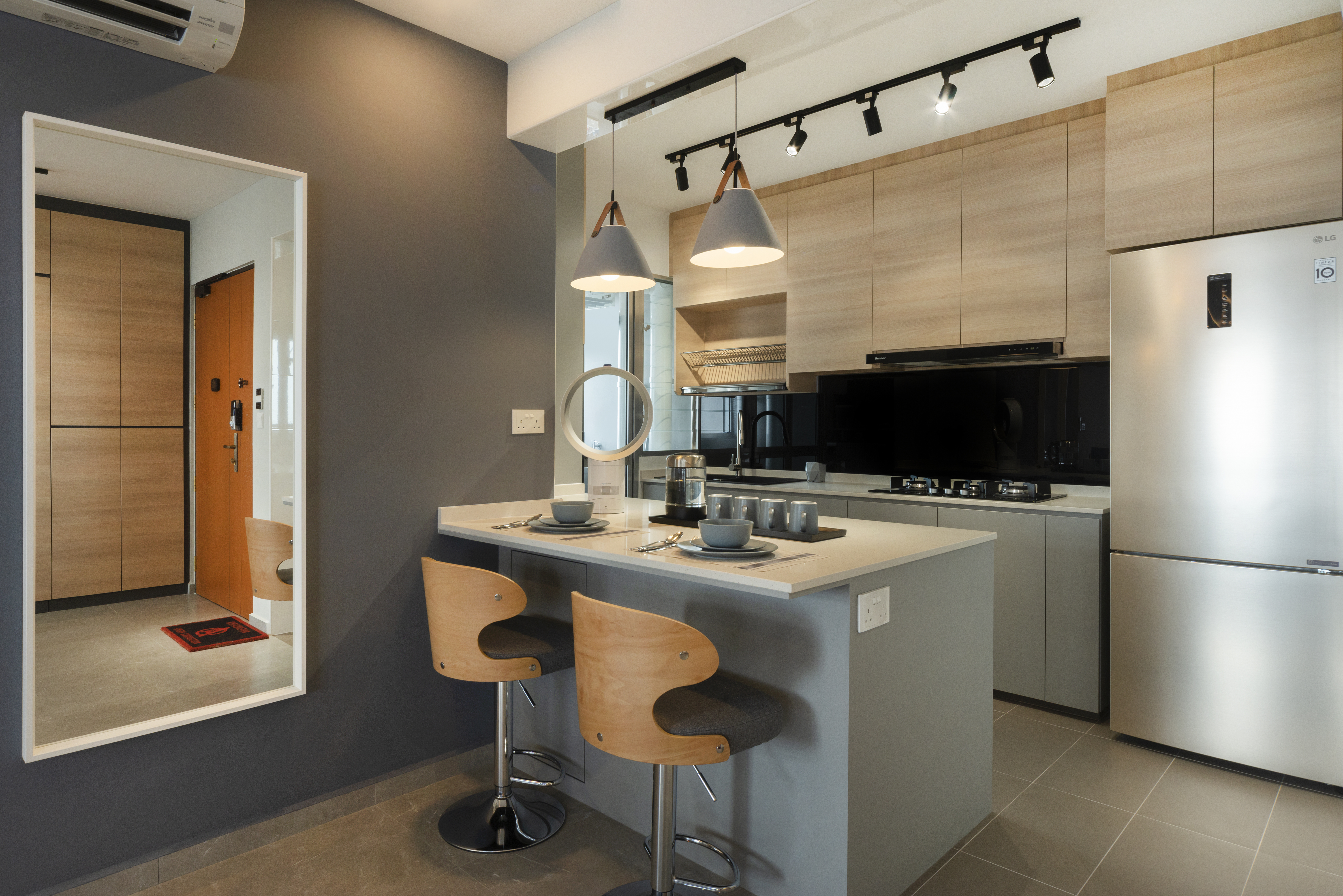 Contemporary, Modern Design - Kitchen - HDB 4 Room - Design by Great Oasis Interior Design