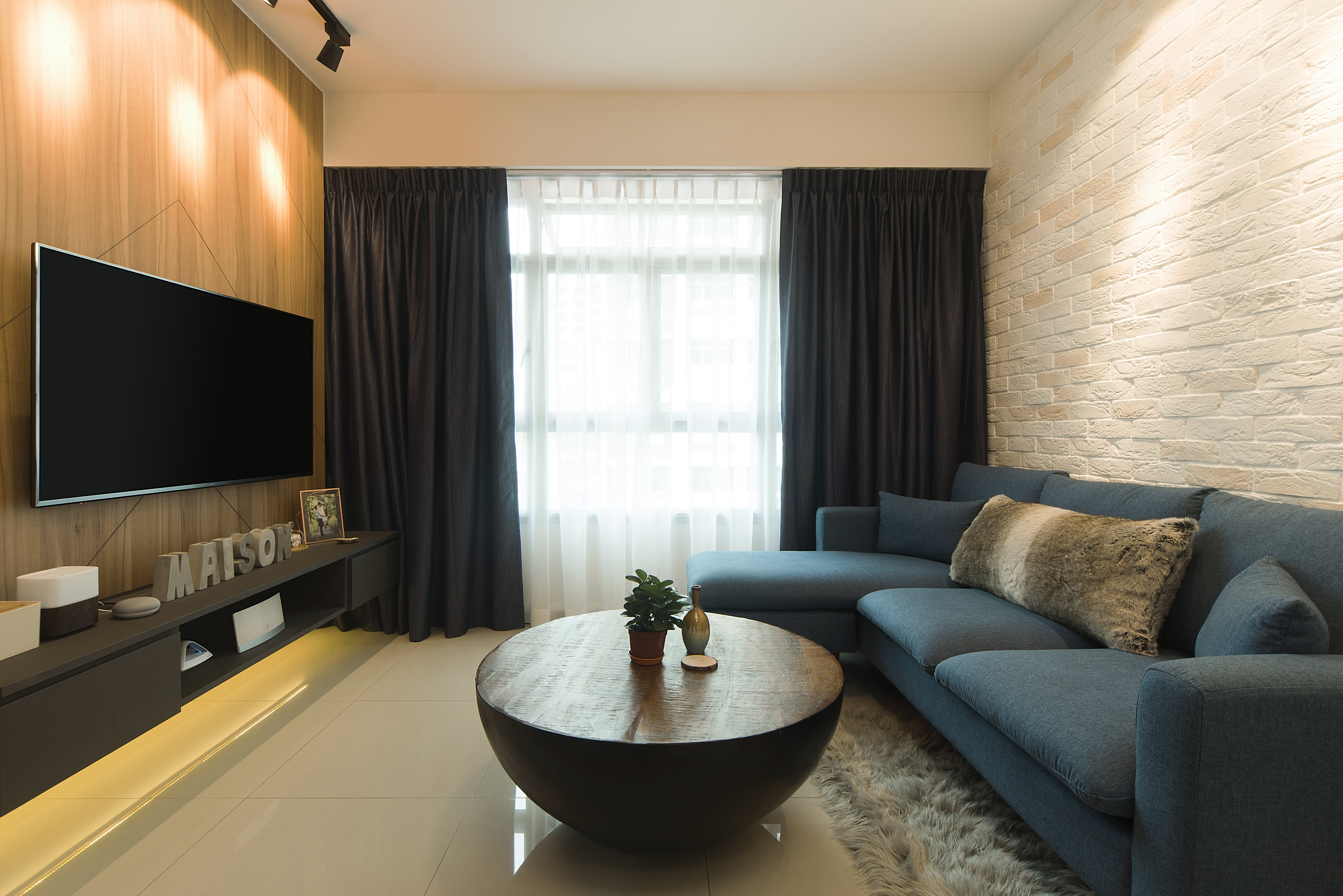 Minimalist Design - Living Room - HDB 4 Room - Design by Great Oasis Interior Design