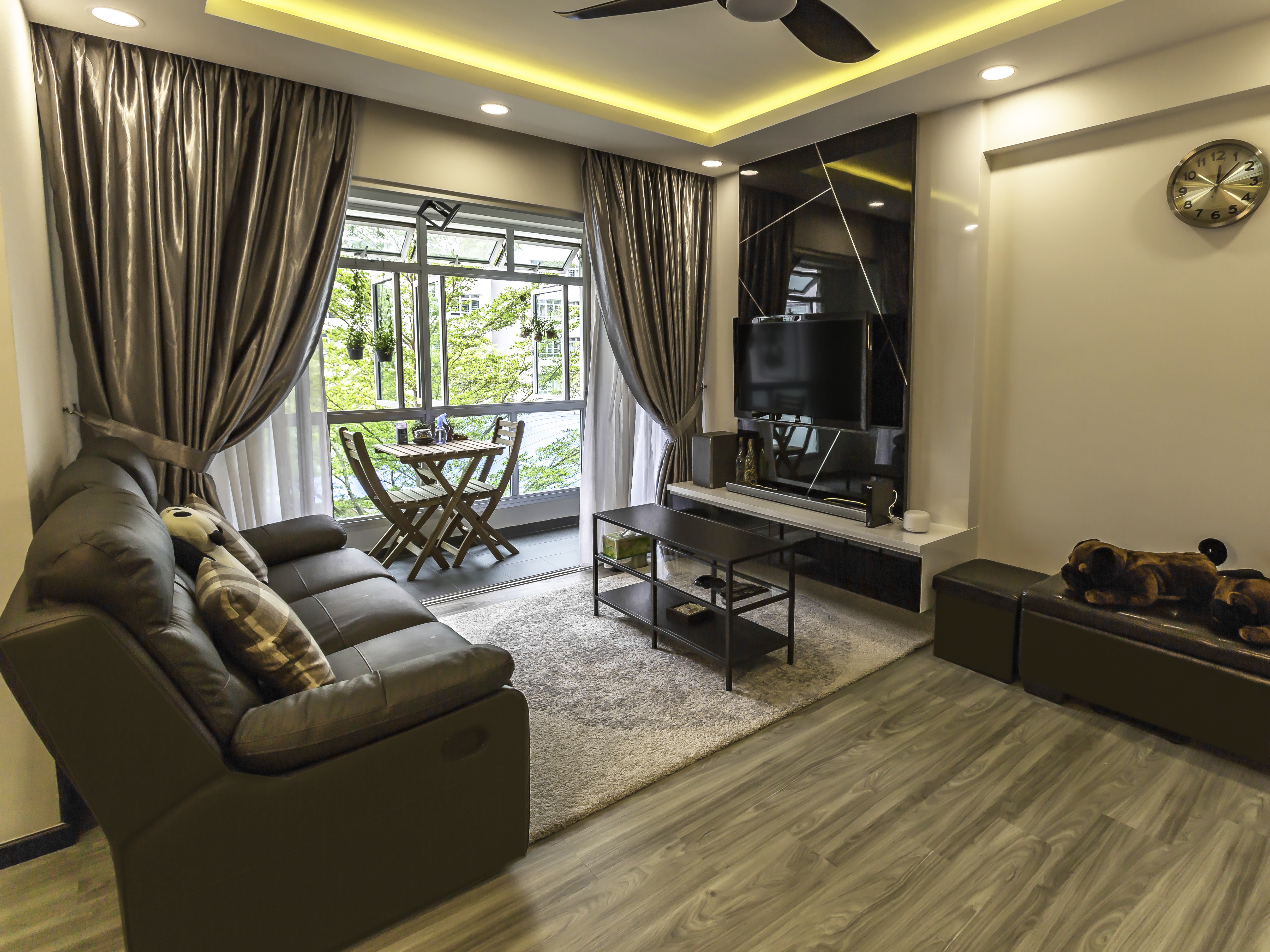 Modern Design - Living Room - HDB 4 Room - Design by GSID