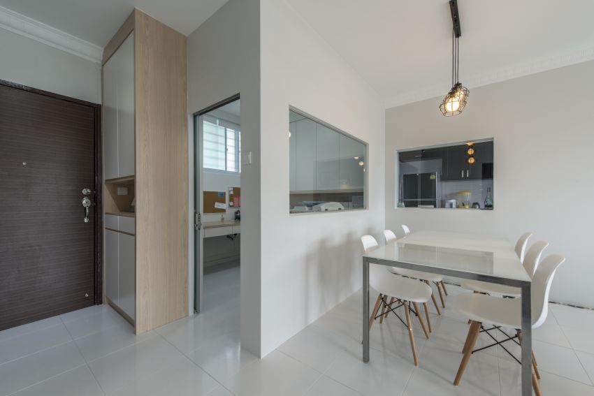 Contemporary, Eclectic Design - Dining Room - Condominium - Design by GV Design & Construction