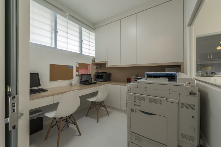 Contemporary, Eclectic Design - Study Room - Condominium - Design by GV Design & Construction