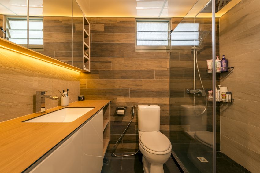Scandinavian Design - Bathroom - HDB 5 Room - Design by GV Design & Construction
