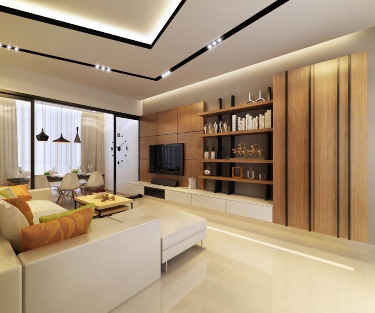 Contemporary, Minimalist Design - Living Room - Landed House - Design by Hi Yang Renovation & Interior D