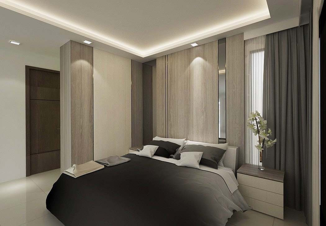 Contemporary Design - Bedroom - HDB 4 Room - Design by Home Choice Services and Consultant