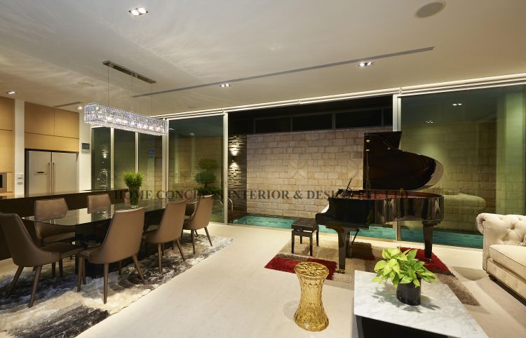 Contemporary, Modern Design - Living Room - Landed House - Design by Home Concepts Interior & Design Pte Ltd