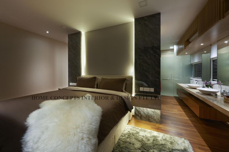 Contemporary, Modern Design - Bedroom - Landed House - Design by Home Concepts Interior & Design Pte Ltd