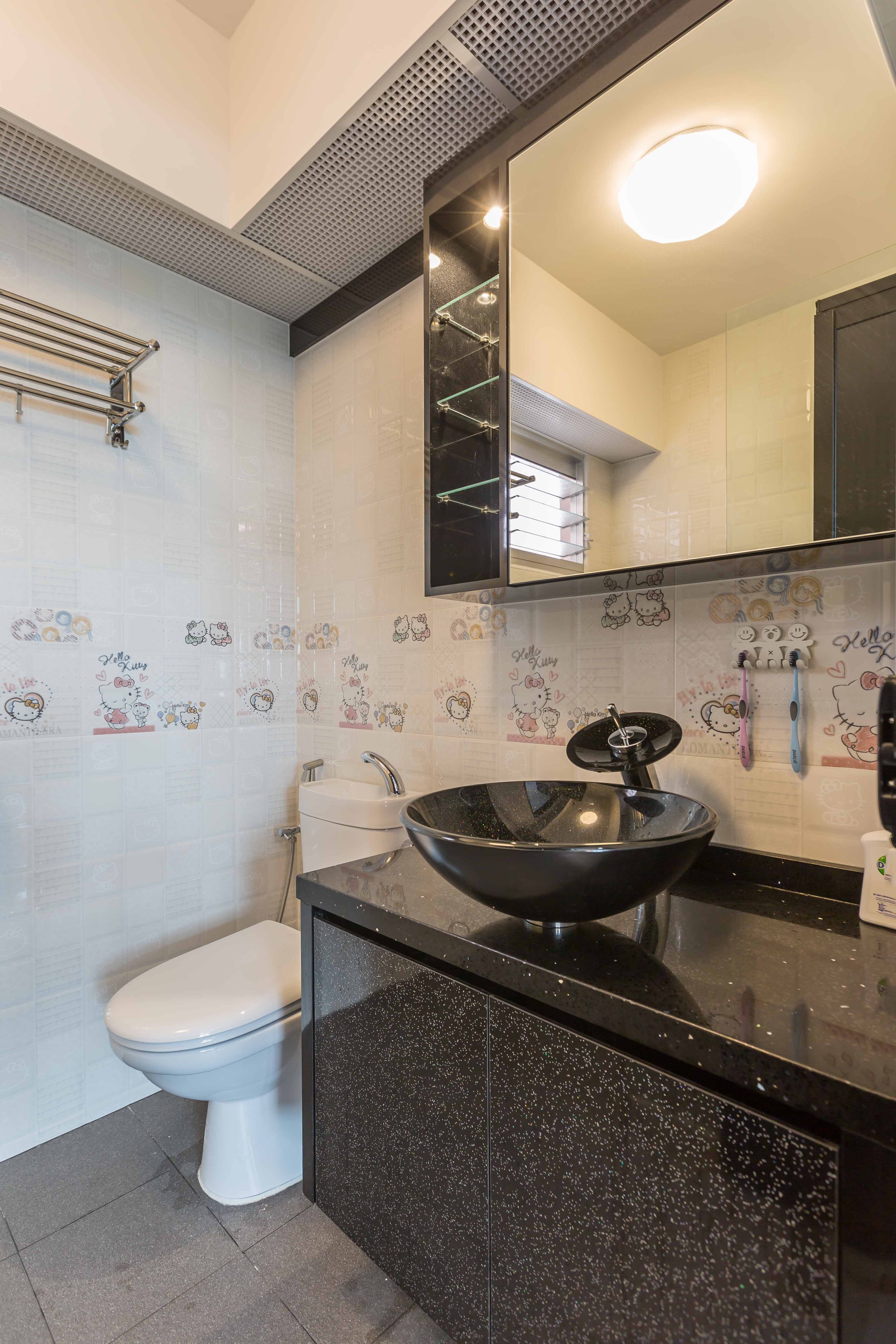 Classical, Contemporary Design - Bathroom - HDB 4 Room - Design by Home Concepts Interior & Design Pte Ltd