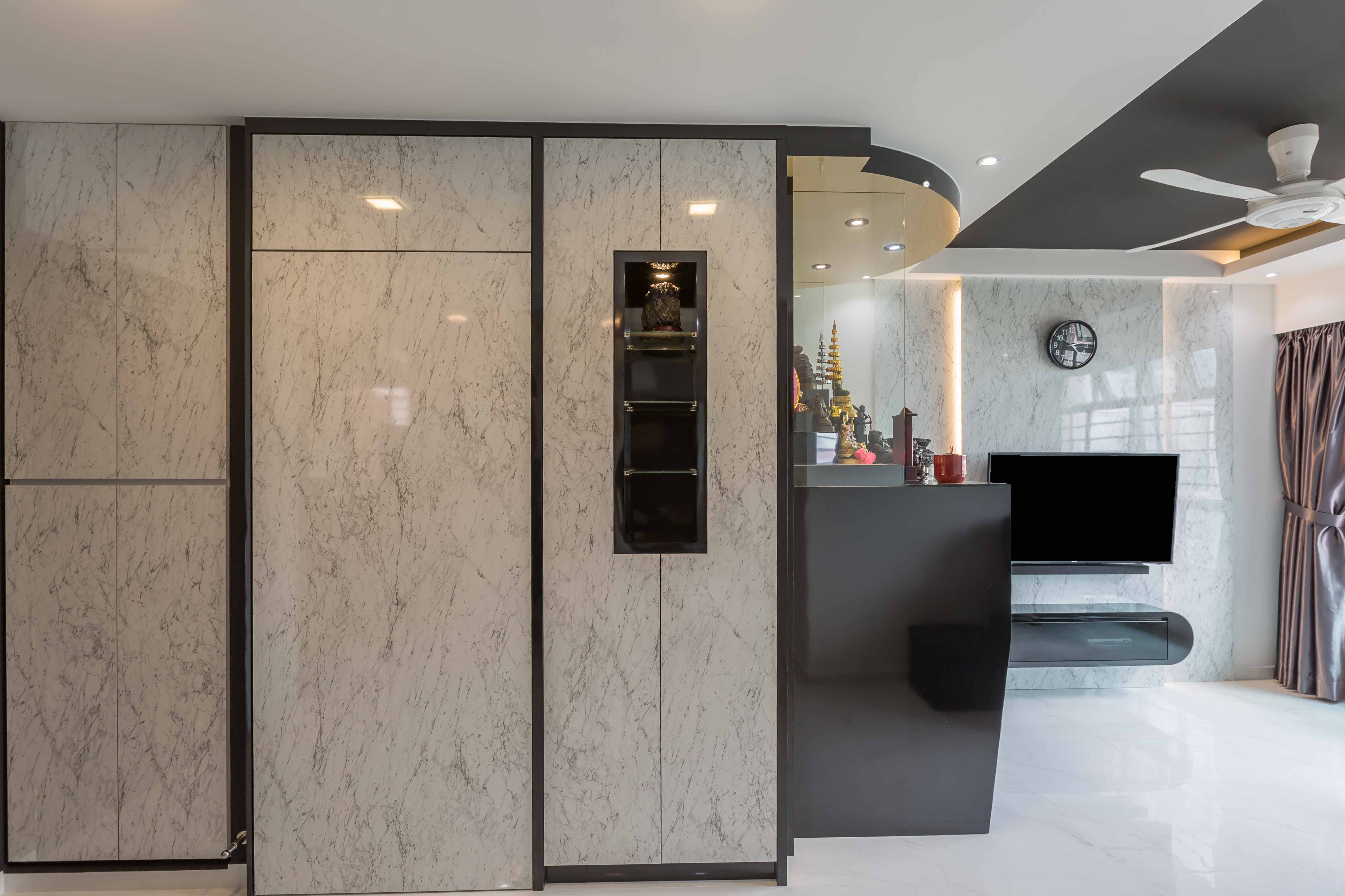 Classical, Contemporary Design - Living Room - HDB 4 Room - Design by Home Concepts Interior & Design Pte Ltd
