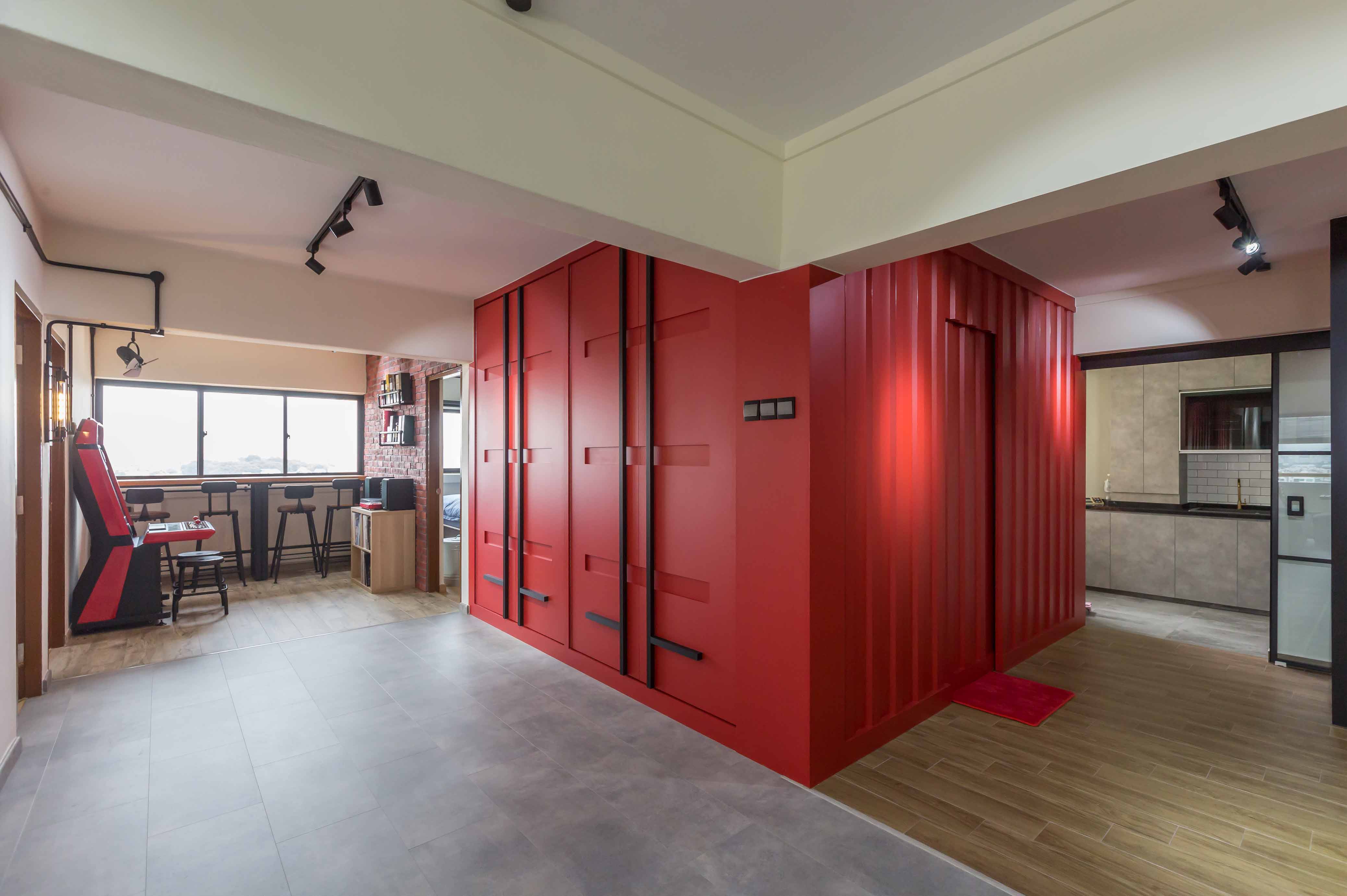 Industrial Design - Living Room - Condominium - Design by Home Concepts Interior & Design Pte Ltd