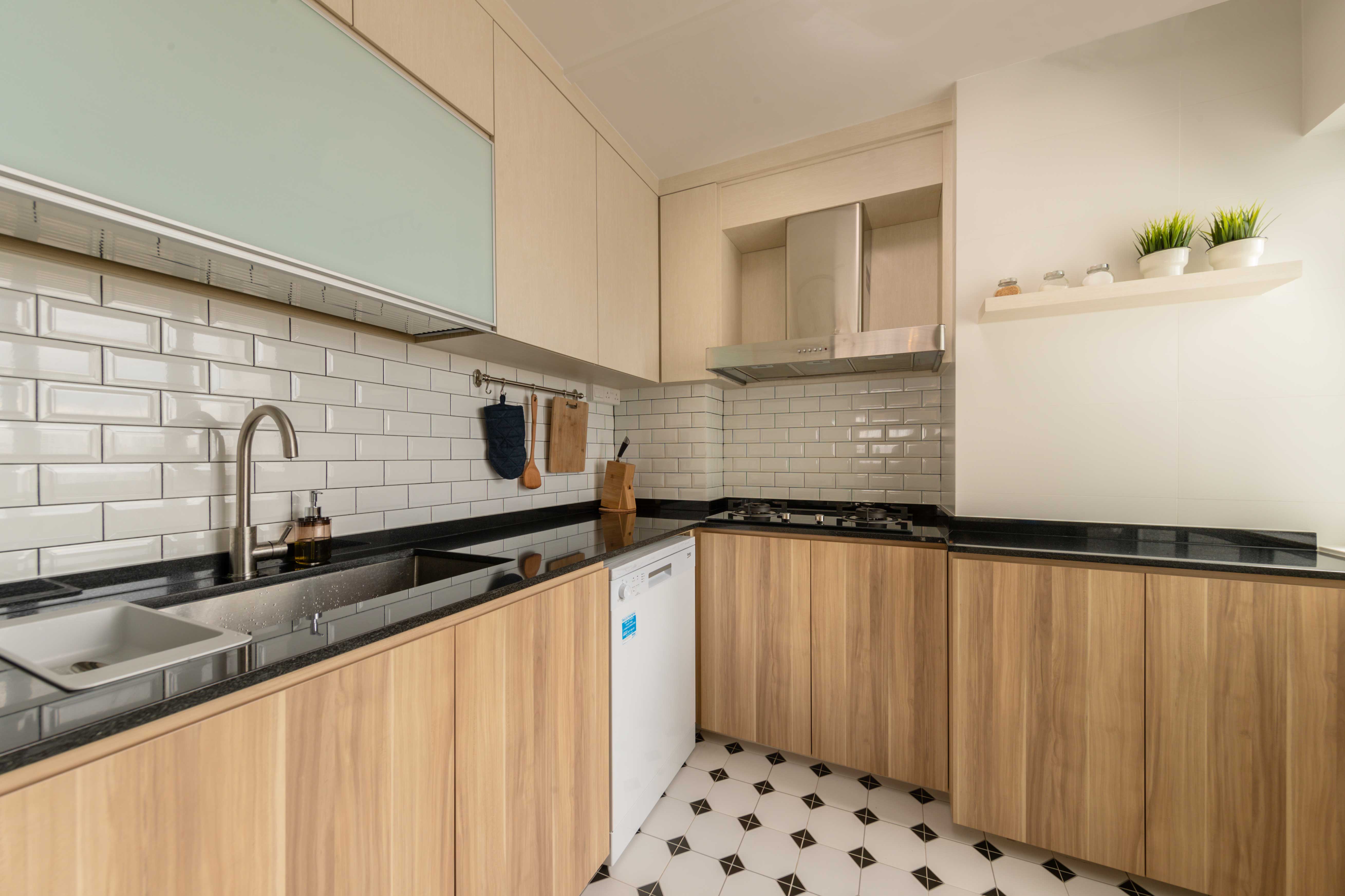 Modern, Scandinavian Design - Kitchen - HDB 4 Room - Design by Home Concepts Interior & Design Pte Ltd