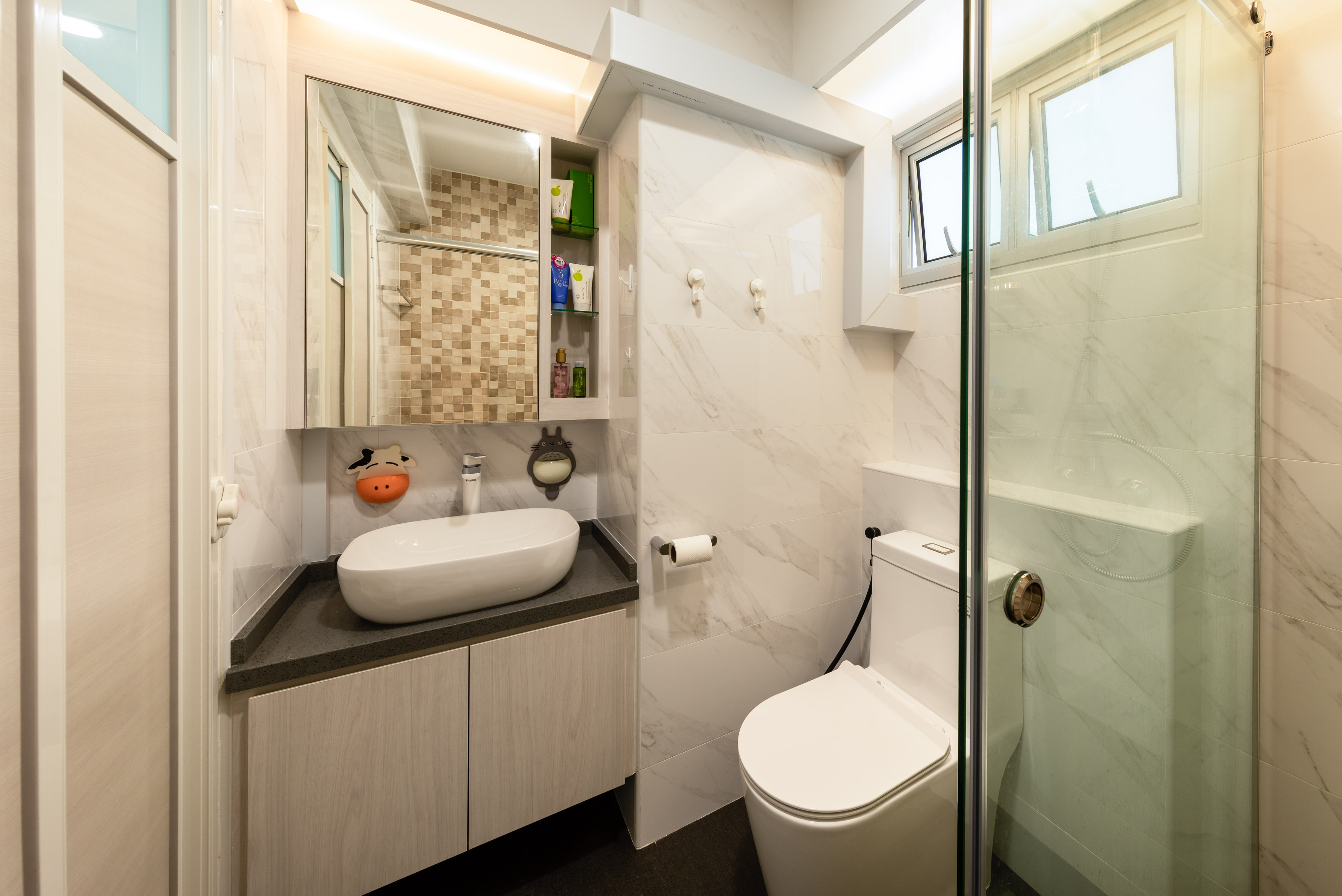 Minimalist, Modern, Scandinavian Design - Bathroom - HDB 4 Room - Design by Home Concepts Interior & Design Pte Ltd