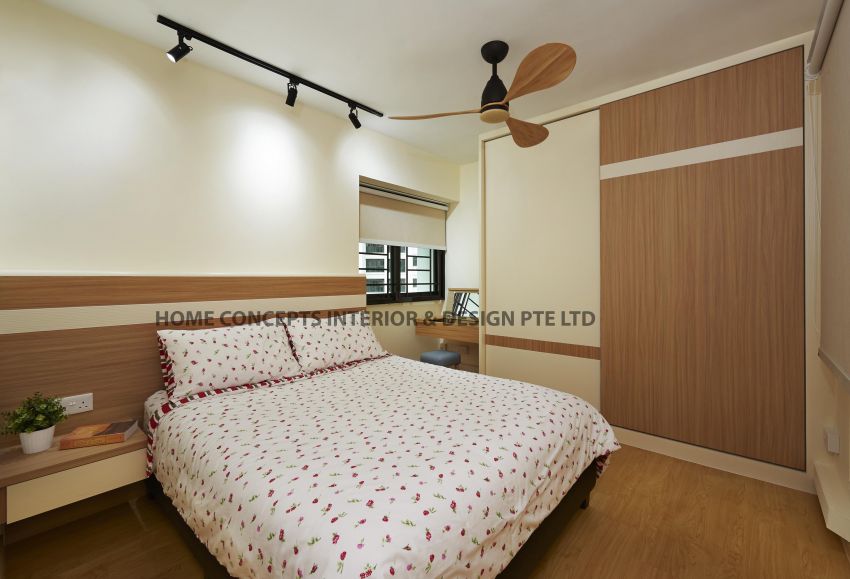 Modern Design - Bedroom - HDB 5 Room - Design by Home Concepts Interior & Design Pte Ltd