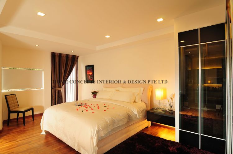 Contemporary, Modern Design - Bedroom - Landed House - Design by Home Concepts Interior & Design Pte Ltd