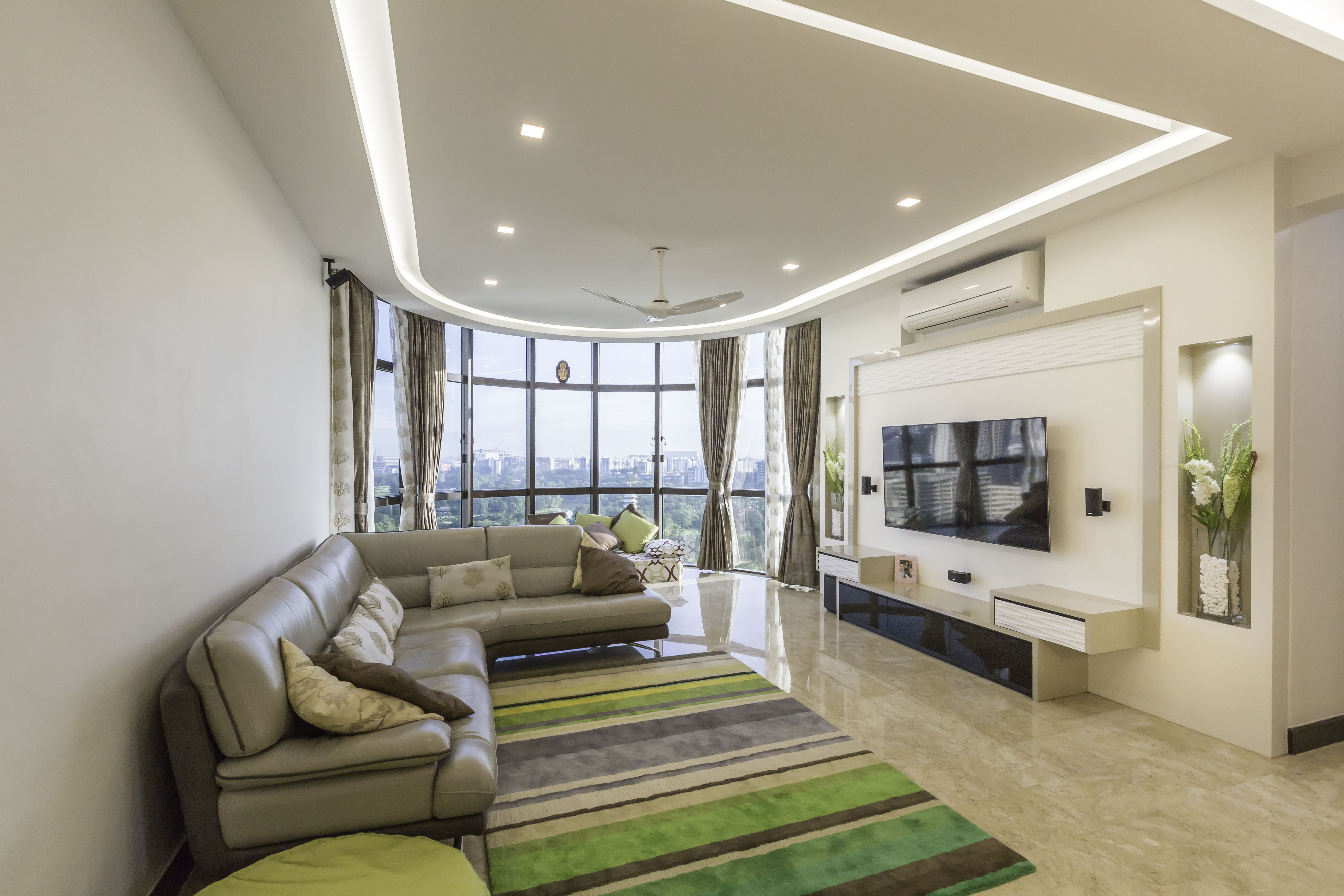 Contemporary Design - Living Room - Condominium - Design by Home Concepts Interior & Design Pte Ltd