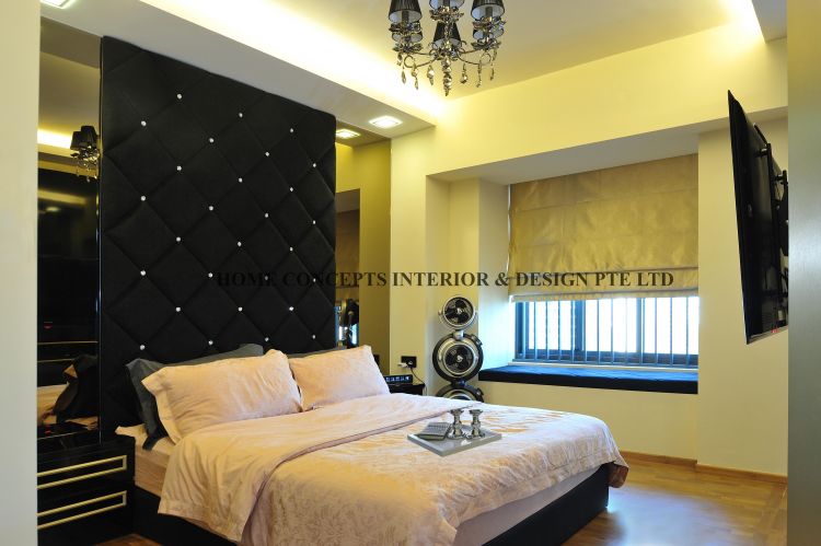 Classical, Modern Design - Bedroom - HDB 4 Room - Design by Home Concepts Interior & Design Pte Ltd