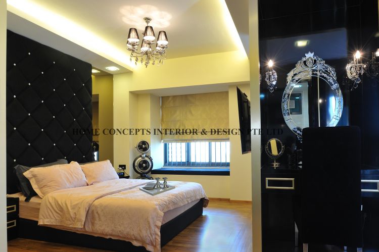 Classical, Modern Design - Bedroom - HDB 4 Room - Design by Home Concepts Interior & Design Pte Ltd